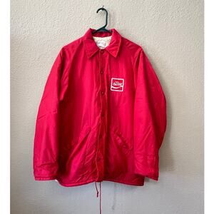 Vintage 1980s King Louie fur lined Coca Cola jacket size S